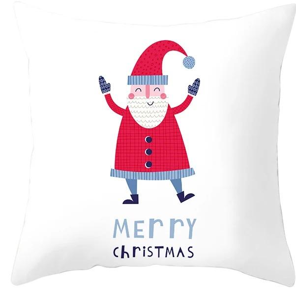 Christmas Themed Pillowcases Car Accessories Office Santa Claus Living Room Sofa Home Pillowcases