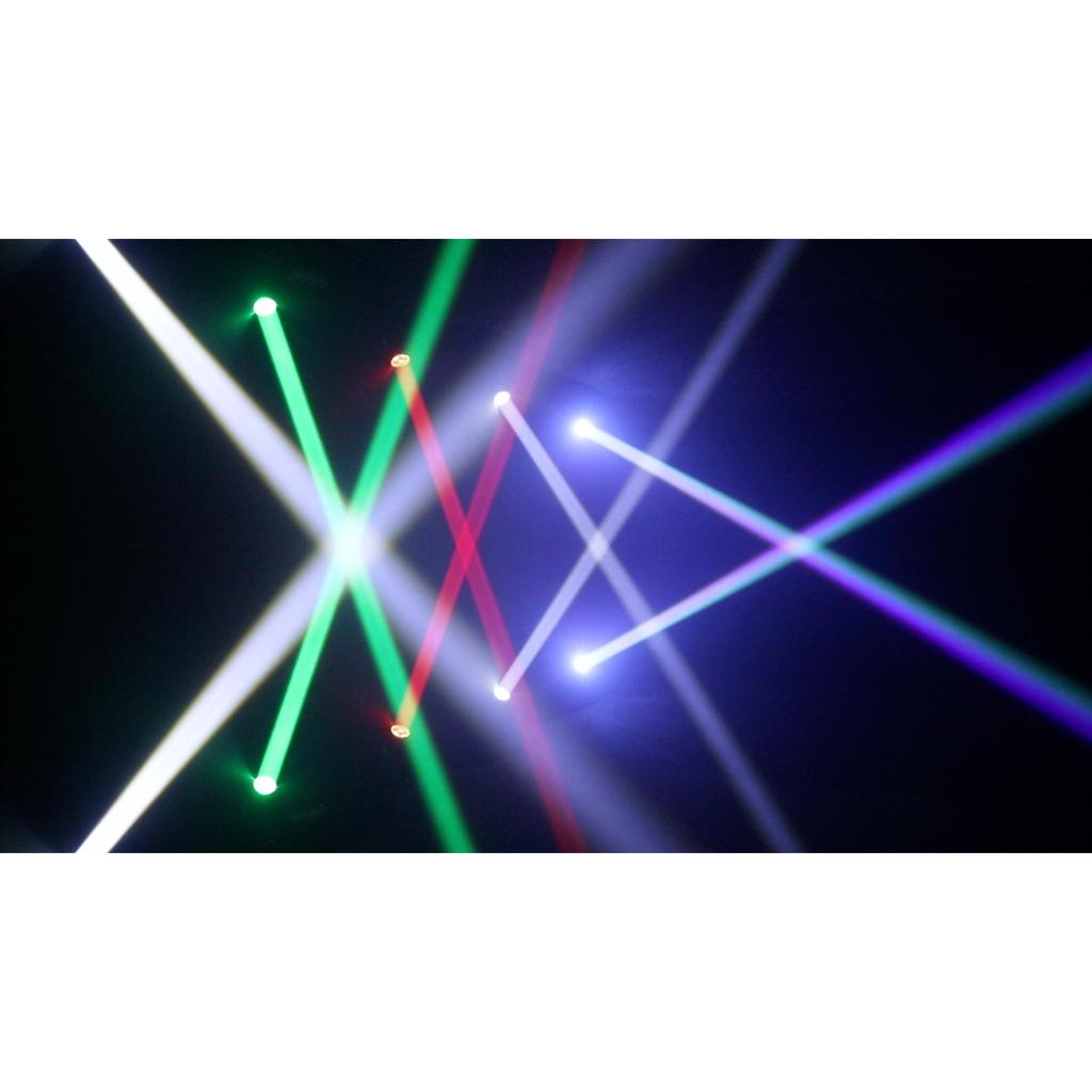 90W Mini Moving Mini LED Headlight for Stage Disco Club Party & Wedding RGBW & White Emission DMX512 Control 13/15CH Beam Effect
