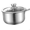 Milk Pan Soup Multifunction Pot Easy To Clean Saucepan with Cover for Home Hotel