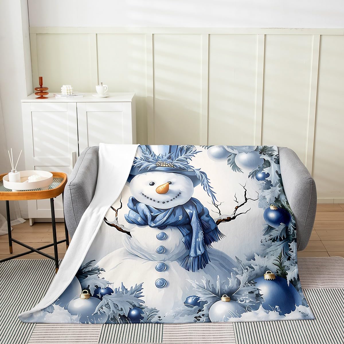 

Christmas Tree Flannel Fleece Throw Blanket Christmas Decorations Rainbow Tree Fleece Throw Blanket for Kids Women Men Happy New 75x90cm