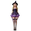 Halloween costume purple witch costume sexy carnival nightclub bar vampire stage costume