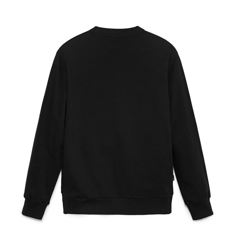 Timberland Comfortable Knitted Cotton Crew Neck Sweatshirt Men sweatshirt Black A6AGF001