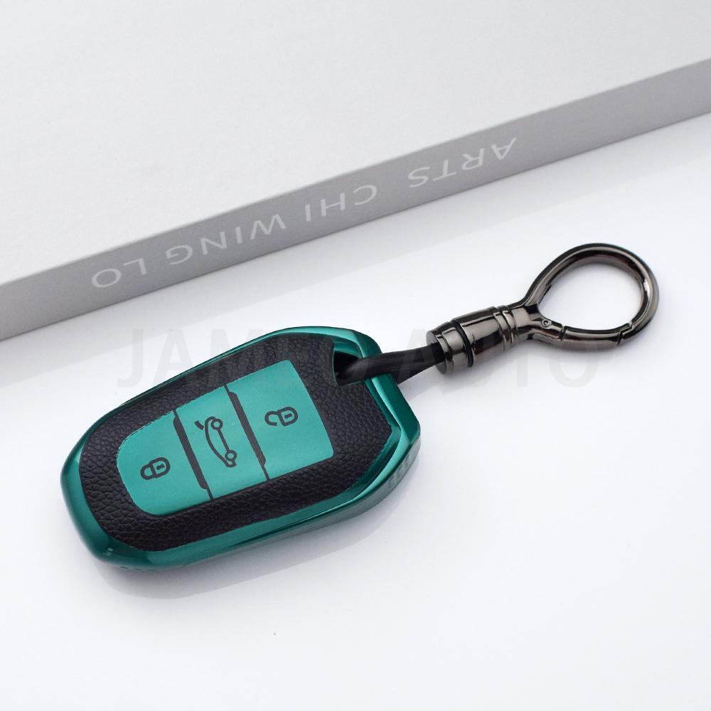 For Peugeot 2008 3008 4008 5008 308 408 508 Citroen C1 C2 C4 C6 C3-XR Picasso Grand DS3 DS5 TPU Car Key Case Cover