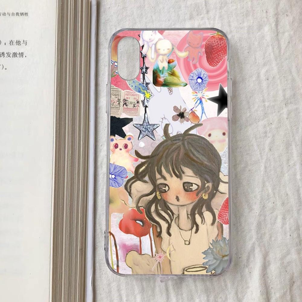 

Aya Takano Phone Case For iPhone 15 14 11 12 13 Mini Pro XS Max Cover 6 7 8 Plus X XR SE 2020 Funda Shell iPhone XS