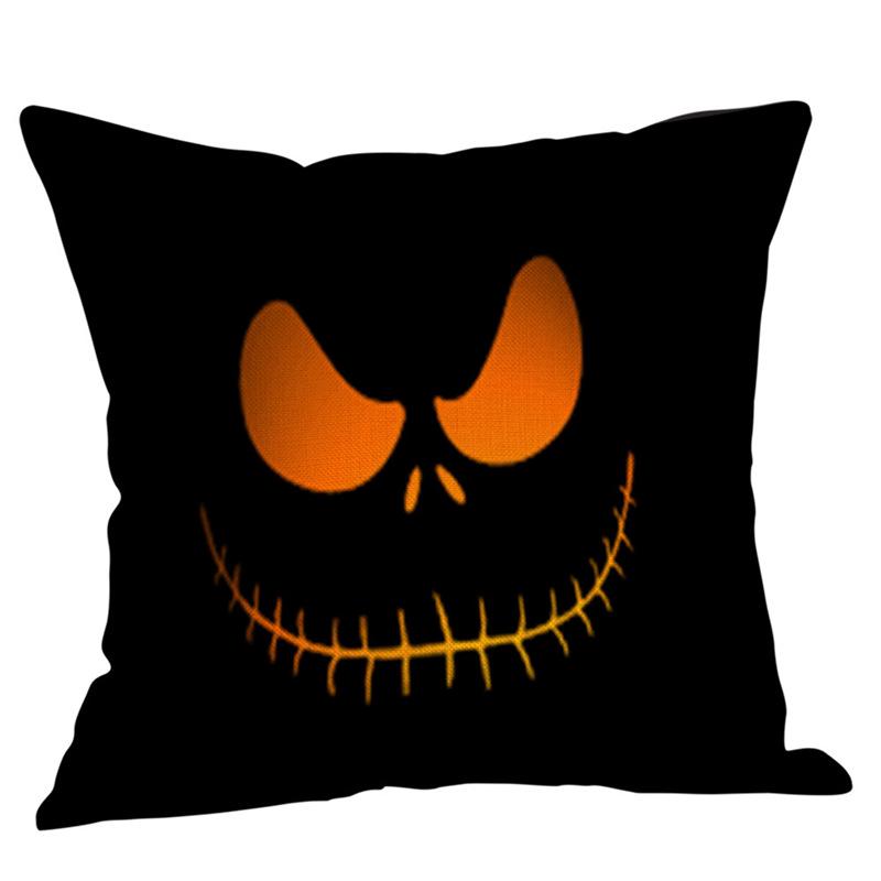 Stylish Halloween Sofa Throw Pillow Cover with Creative Backrest Design