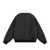 Unisex Oversized Winter Cotton Coat With Removable Fleece Collar Japanese Retro Style Warm Thick Parka Men Women
