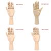 Elegant Wooden Right Left Hand Model For Sketching Drawing With Jointed Movable Fingers Mannequin