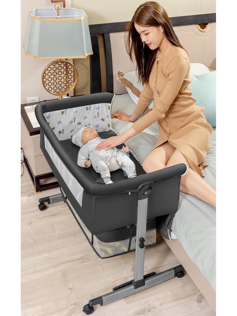 Multifunktionales faltbares Babybett: Schaukelwiege für Neugeborene & Säuglinge (0-2 Jahre)