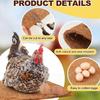 25cm/30cm Coconut Fiber Chicken Nesting Pad Washable Hen Nest Mat Thick Shock Absorbing Soft Egg Laying Mat for Poultry Coop Nesting Box