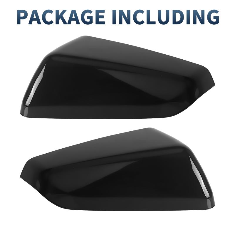 23406416 23406417 Mirror Cover Cap Heated For Chevrolet Equinox L 2018- GMC Terrain AT4 - 84545949 Gloss Black LH/RH
