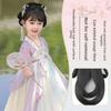 Headdress Hanfu Ancient Costume Wigs Synthetic Integrated Hair Bun Girls Chinese Chignon  for Kids