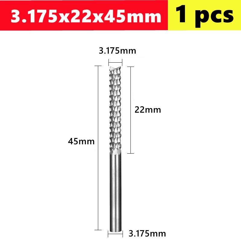 PCB corn  milling cutter Carbide End Mill 3.175/4/6/6.35/8/10/12mm shank,  CNC Cutting Milling PCB MDF ABS Tools Router Bit