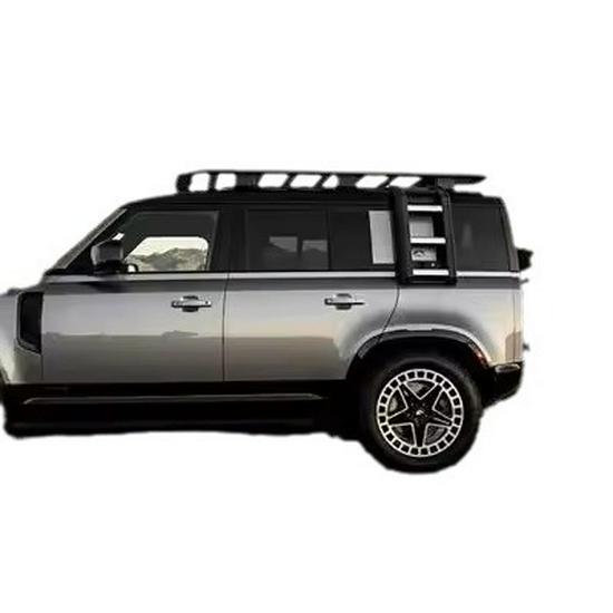 Ladder Compatible with Jetour Traveller in Black and Silver
