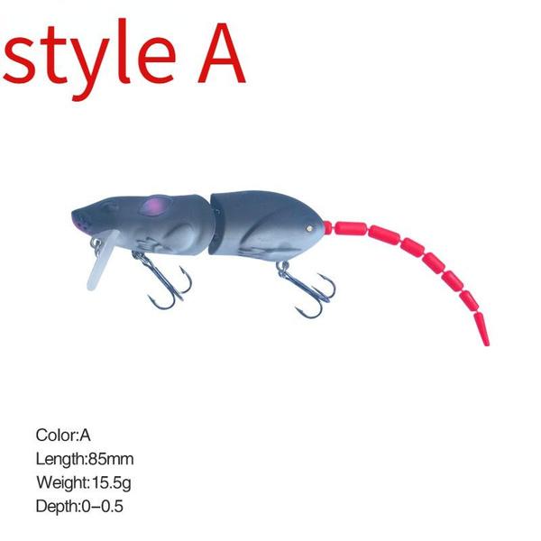 

Рыболовная приманка для крыс и мышей Top Water Приманка для ловли окуня, наживка для щуки