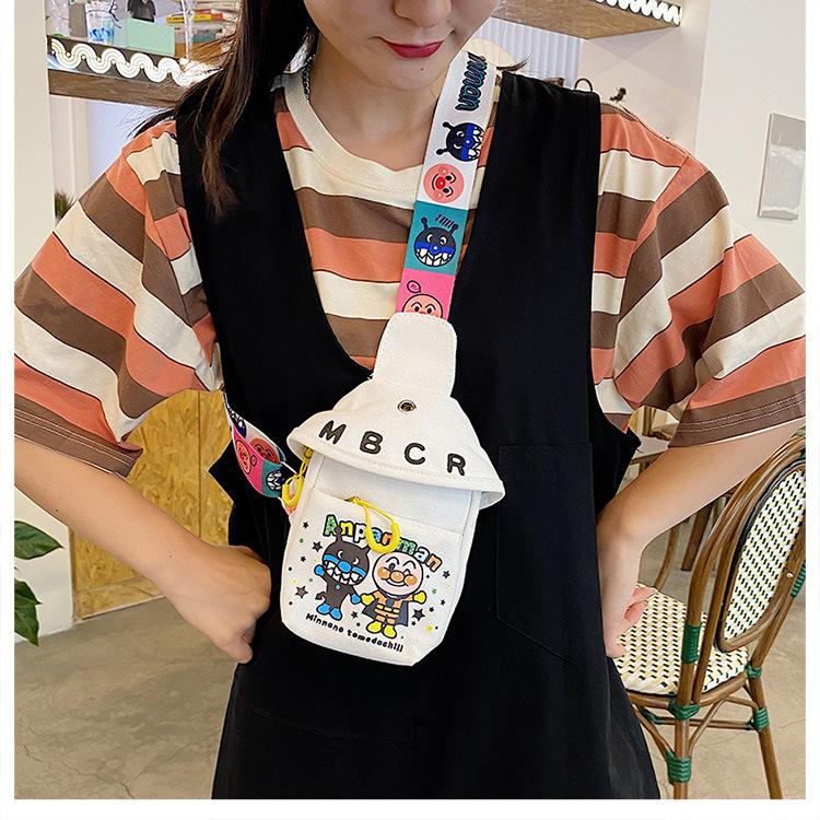 New Super Cute Bag Boys and Girls Breast Bag Messenger Bag Cartoon Shoulder Bag Mobile Phone Bag
