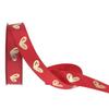 1,5 cm * 16 Meter Valentinstags-Serienband Liebe Aufdruck Festliche Atmosphäre Band Goldgeprägtes Herzband