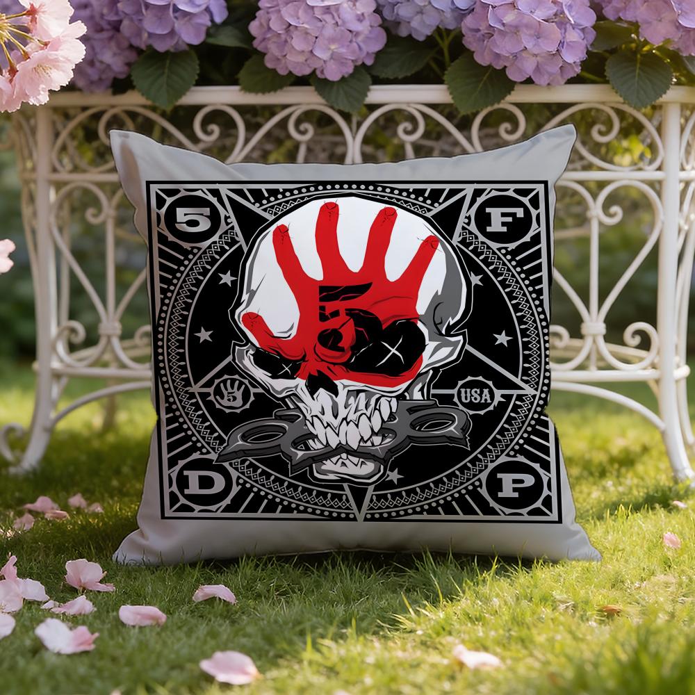 Five F-Finger Death P-Punch Cushion Cover Home & Car Dual-Scene Pillow Cover: Reversible for Premium Comfort
