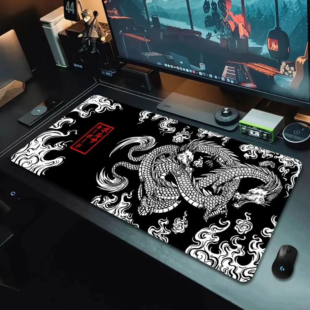 Dragon Gaming Mousepad Speed Desk Mat Anime Theme Keyboard Gamer Mouse Pad for Esports
