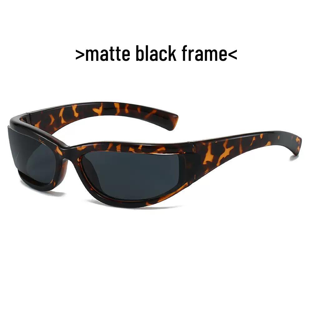 Women's Cyberpunk Narrow-Frame Sunglasses: High-End, Futuristic Style with Functional TR Headband