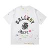 Heren Dames Dept Verfspatten Palet Print Oversized T-shirt Streetwear Katoenen T-shirt