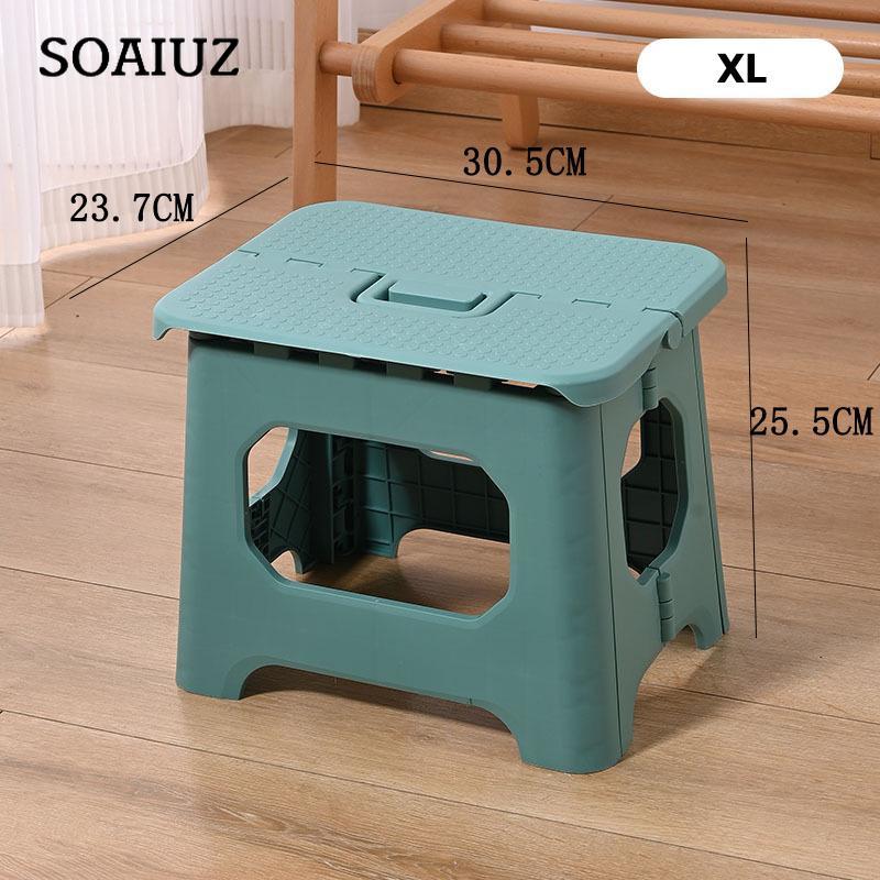 Modern Simple Outdoor Portable Plastic Bench Small Stool Folding Stool