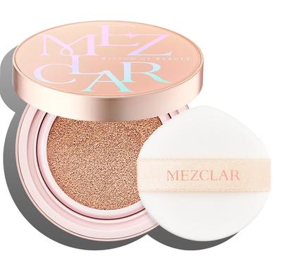 MEZCLAR Skin Care Air Fit Cover Cushion (Peach) No.21, 10 G - Multifunctional Cushion Pad