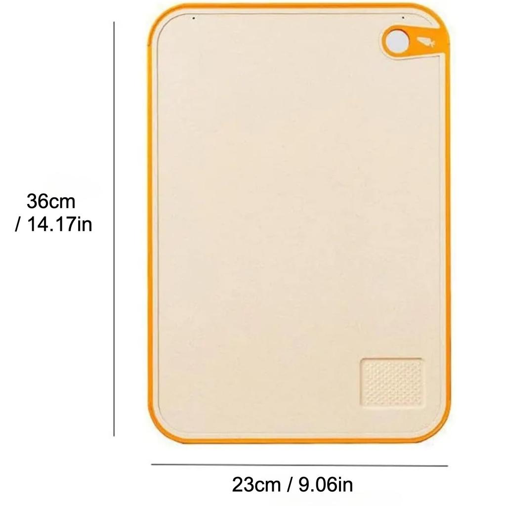 Double-Sided Wheat Straw Cutting Boards for Kitchen Dishwasher Safe Chopping Board with Juice Grooves for Meat Fruits Vegetables