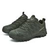 Men Hiking Shoes Anti-slip Low-top Tactical Boots Men's Casual Lace-up Durable Breathable Flat Casual Sports Shoes