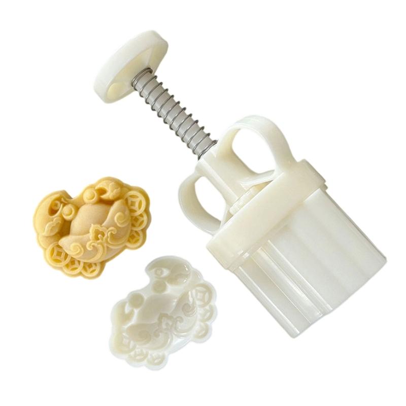 

Crabs Shaped Pastries Molds Hand Pressed Mooncakes Maker Bean Pastes Cake Mould Dessert Bakewares for Cooking Lover 1