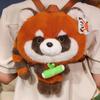 Plush Panda Toy Cartoon Child Bedroom Decoration Scene Doll Raccoon Backpack