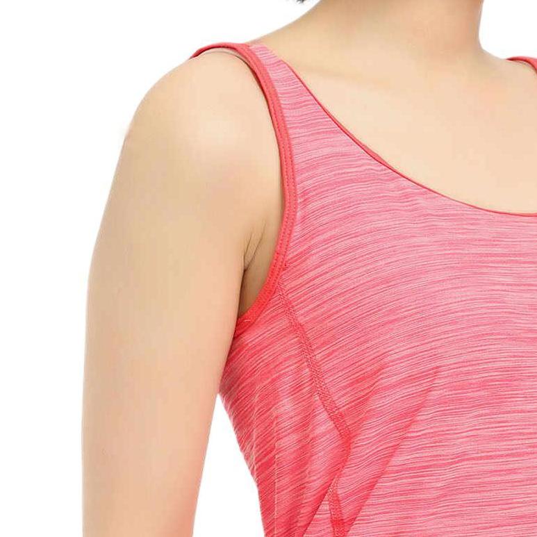 adidas Tank Tops Women's Pink U Neck Moderate Other DU3463