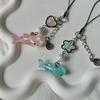 2pcs Y2k Cute Simulation Marine Animal Shark Chain For Mobile Phone, Ccd Camera, Small Decoration Pendant Accessories