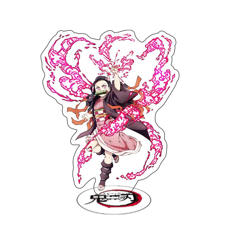 Demon Slayer Anime Acrylic Stand Kimetsu No Yaiba Kamado Tanjirou Hashira Giyuu Action Figure Desk Model Toy