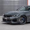 3 st MP Frontspoiler Läpp Splitter Spoiler Diffusor Skydd Karosskit För BMW G20 G21 M-paket 320i 330i M340i xDrive 2019-2022 Blank