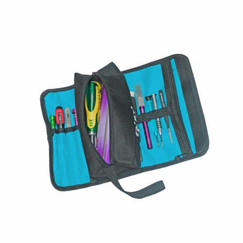 Hilitand Foldable Tool Roll, Tool Bag with Hand Strap for Professionals and Technicians