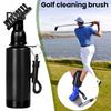 Golfschläger-Reinigungsbürste, Quetschwasserflasche, Golfschlägerreiniger mit Clip, wichtiges Golfzubehör für Golfer