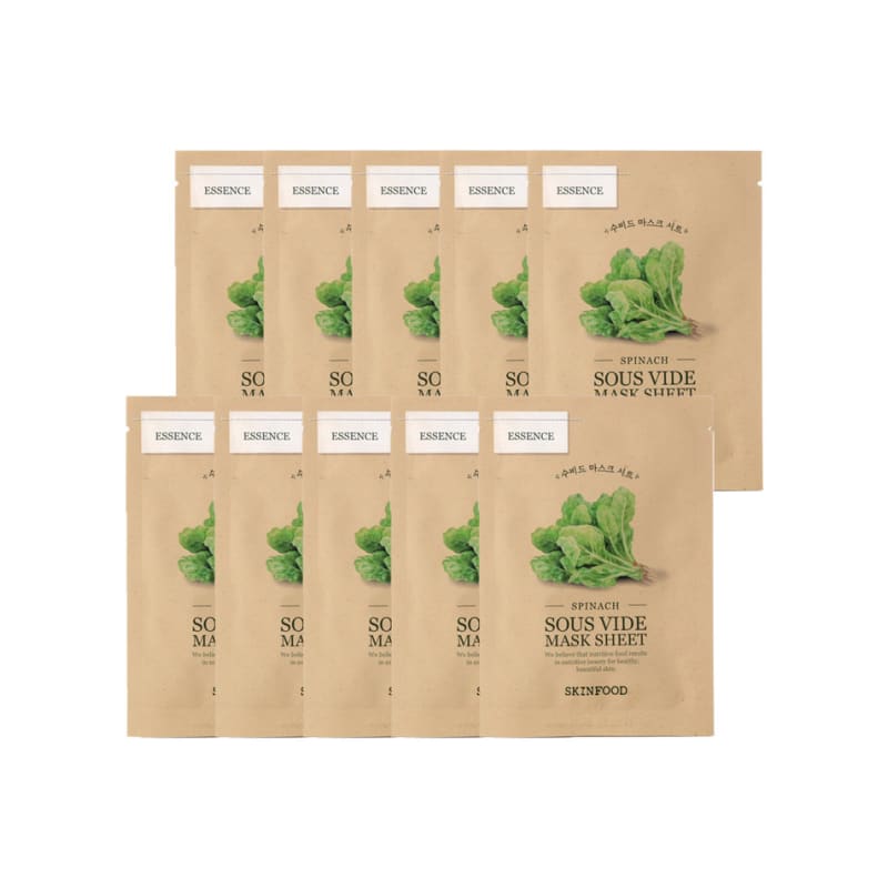 

Skinfood Spinach Sous Vide Mask Sheet 18g x 10 sheets