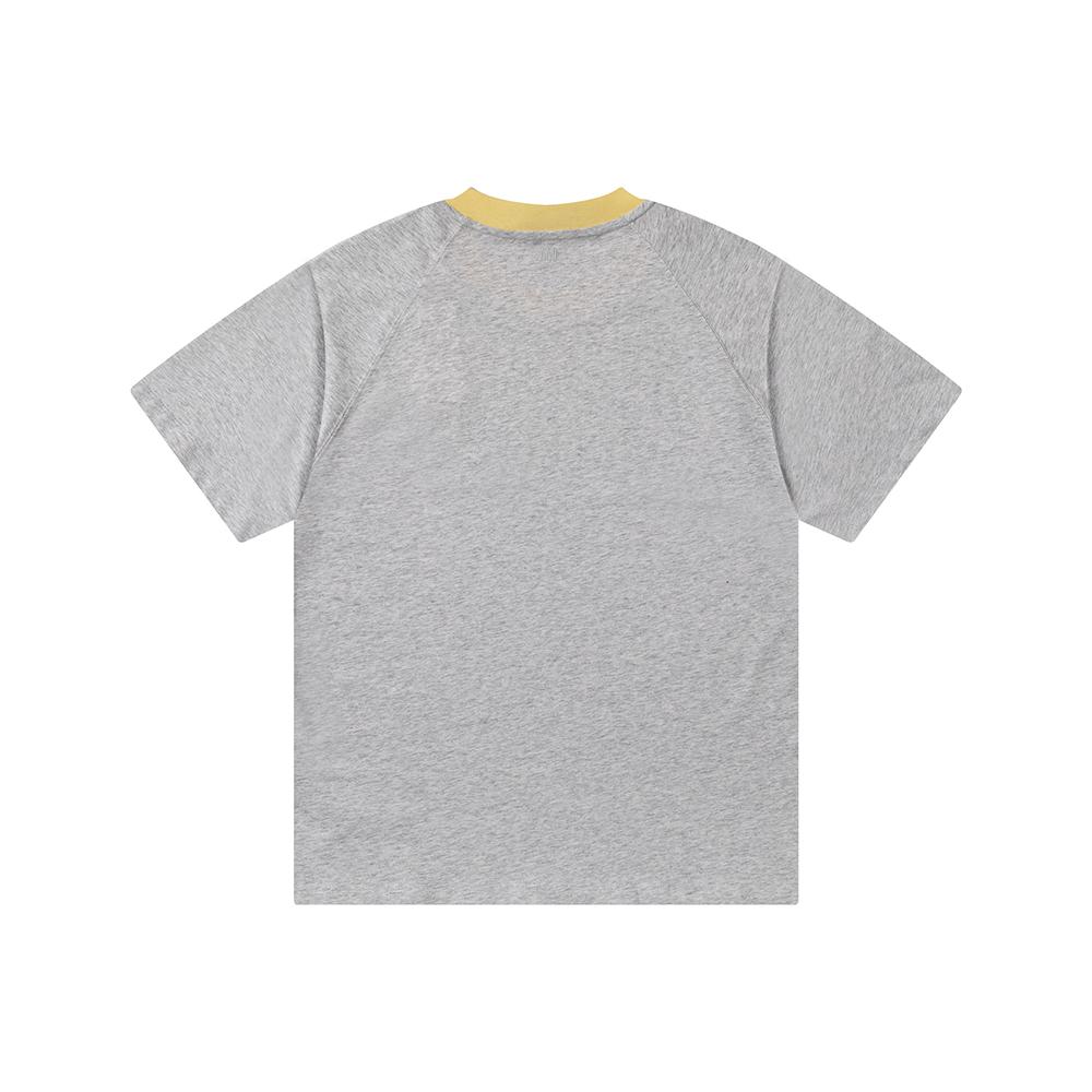 Summer New Embroidered Logo Couple Cotton Short Sleeve Round Neck T-shirt
