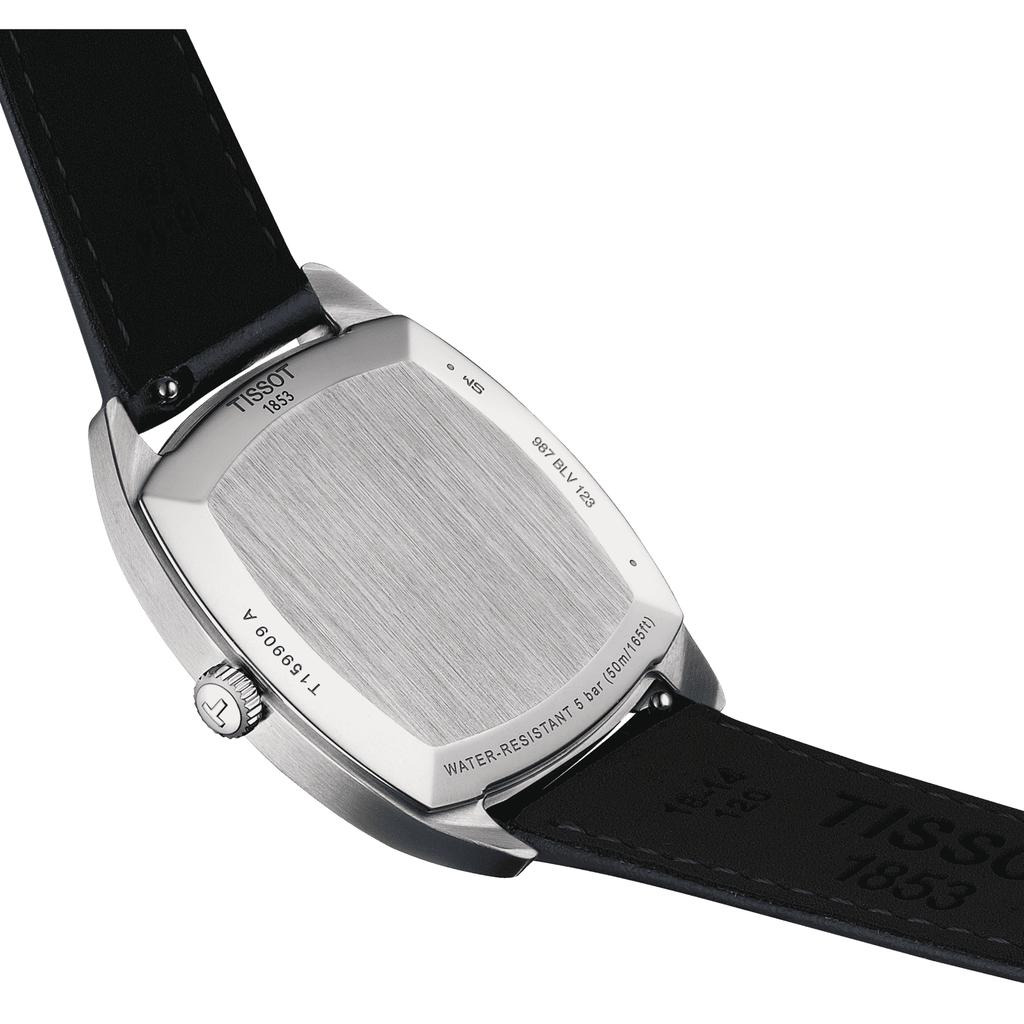 Tissot Reloj de Moda para Hombre con Correa de Cuero y Esfera Azul T159.909.16.043.00