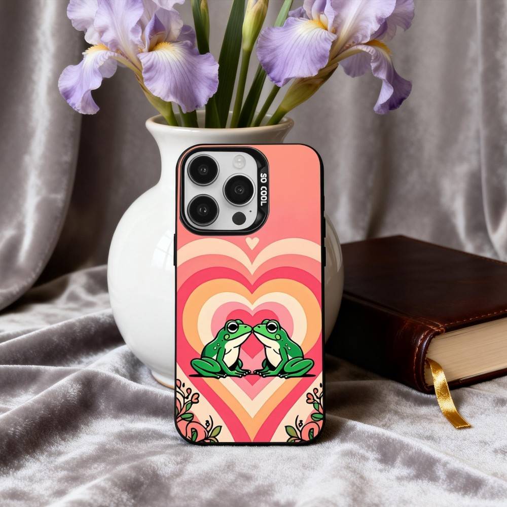 T-The F-Frog C-Cute Phone Case For iPhone17,16,15,14,13,12,11 Plus,Pro Max Black Candy silver phone case iPhone17air
