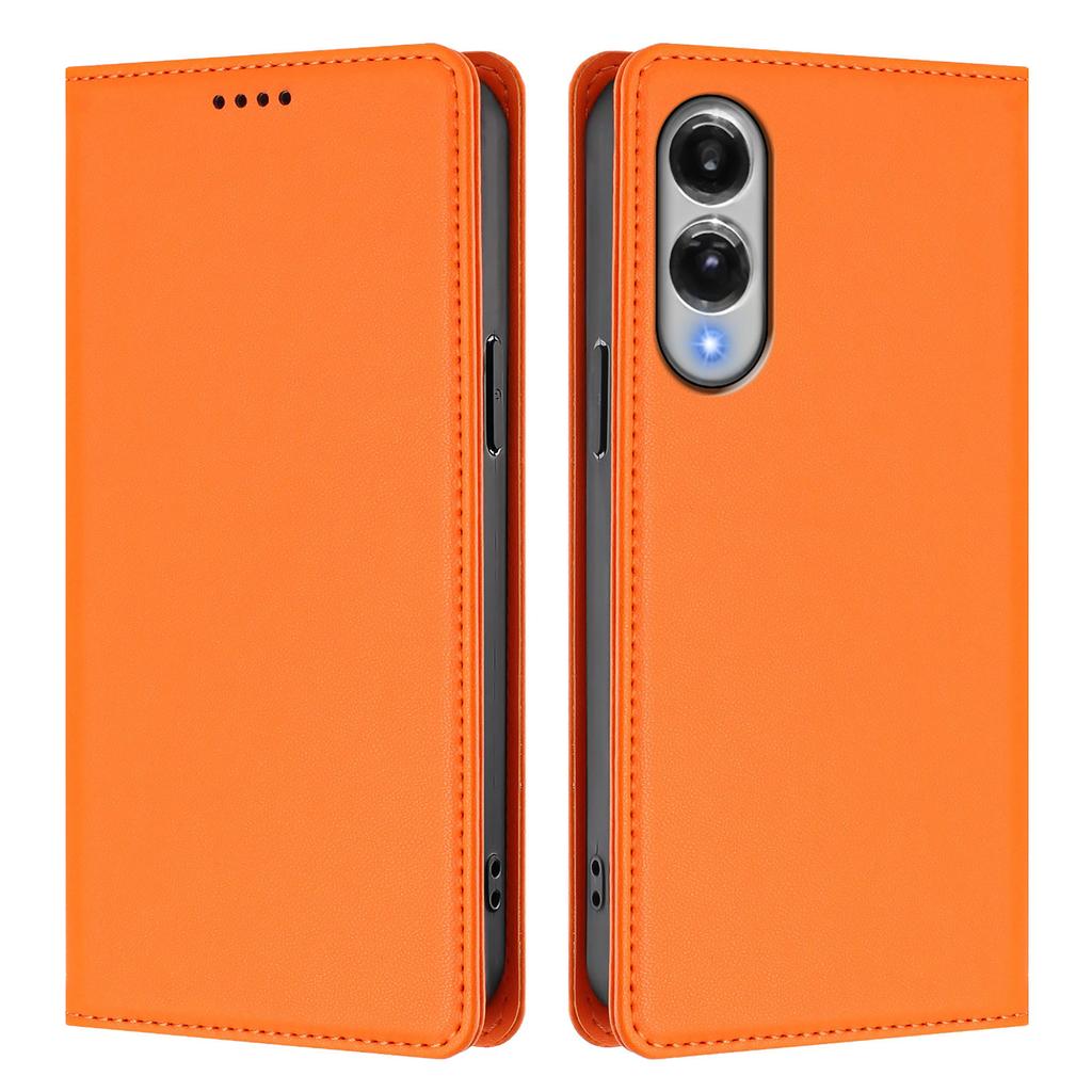 For Samsung Galaxy S25 Edge Leather Wallet Case Magnetic Closure RFID Blocking Phone Cover