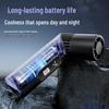 Portable Mini Lipstick Handheld Fan: Cross-Border, High-Speed, Folding, Rotating Fan for Outdoor Travel
