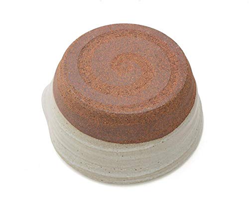 Banko Ware Grooveless Mortar (Half White) Small with Japanese Pestle