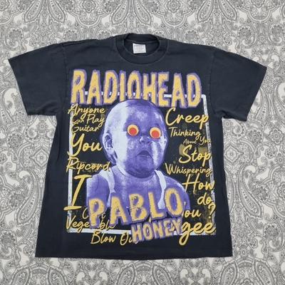 Radiohead Vintage Band T-Shirtarge The Bends Pablo Honey Graphic Print