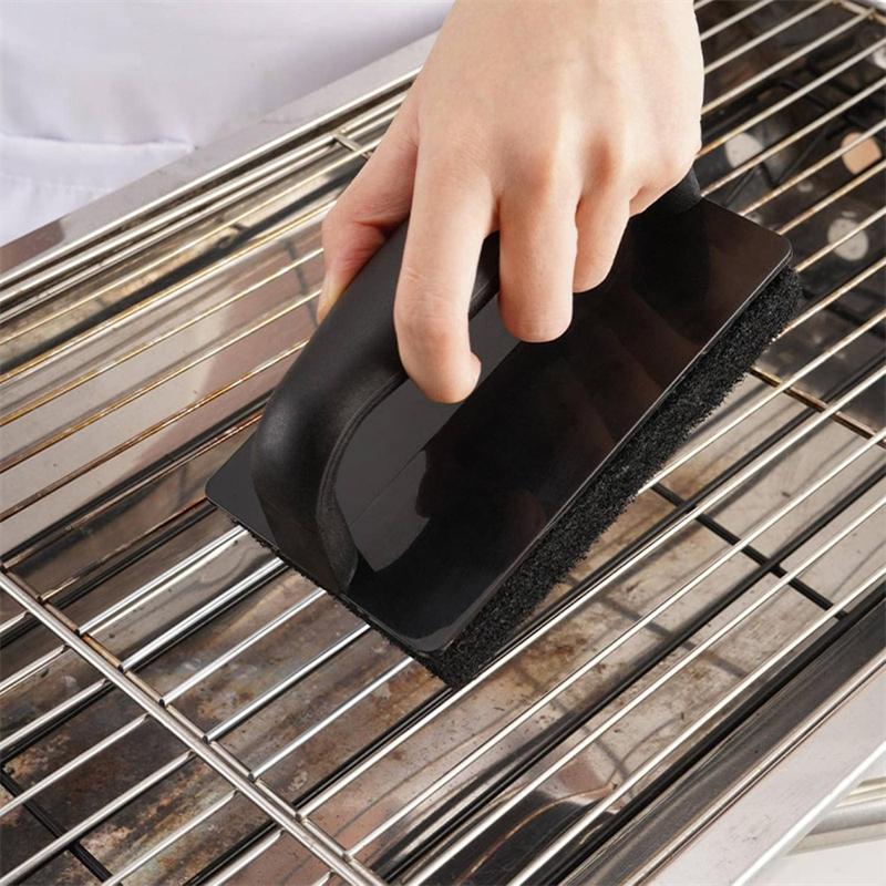 Kit de Limpeza Anti-riscos para Grelha 6 Polegadas Raspador de Churrasqueira e Conjunto de Esponjas Para Utensílios Blackstone Seguro Para Superfícies Antiaderentes