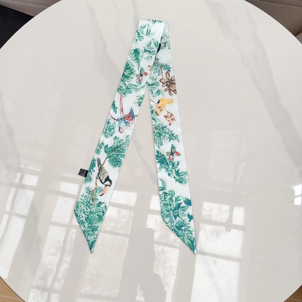 Silk Material Women Scarf Narrow Long Neck Scarves Fashion Neck Strap  Women Accessories