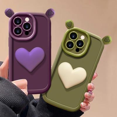 Anwendbar auf Apple 15pro Handyhülle IPhone 13/14promax Liebesohr-Puppe 12 Silikon Weichschale Xs