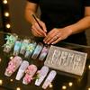 3D Form Silikon Nail Art Dekorasjoner DIY Blomsterdesign Maler Form For Negler Smykkekunst Gjennomsiktig Negleform Verktøy