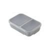 CB Japan Lunch Box Rice Boy 700ml Antibacterial Specification Light Gray Securely Fixed with 4-point Lock Double Sealing Prevents Juice from Leaking