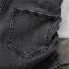 Skinny Fashionable and Versatile Stretch High-waisted Denim Shorts Female Summer Slim Drawstring Design Sense of Wide-legged Pants A Word Pants